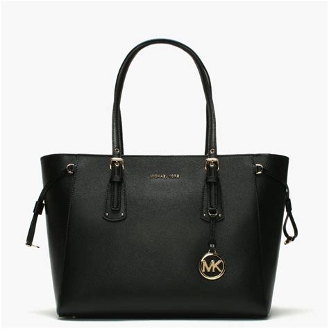 michael kors saffiano bag black.